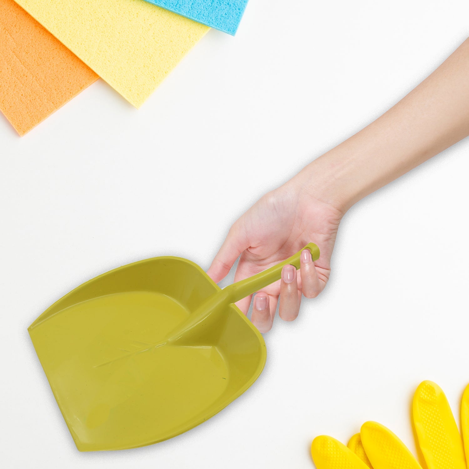 8732 Dustpan with Long Handle, Dust Collection Dust Pan Tray for Kitchen, Home, Office, Bathroom Etc (1 Pc / Multicolor ) 8732 Dustpan with Long Handle, Dust Collection Dust Pan Tray for Kitchen, Home, Office, Bathroom Etc (1 Pc / Multicolor )